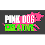 pink dog creative logo black 1