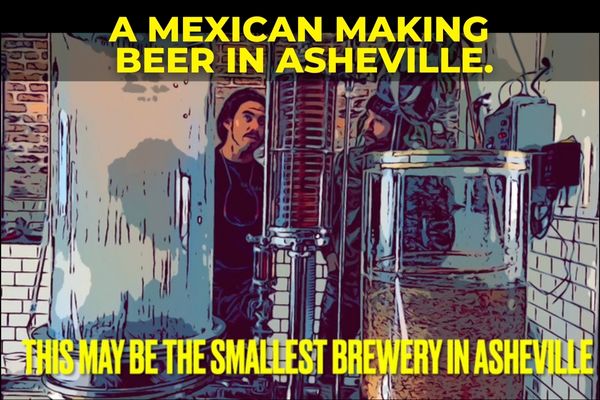 A Mexican Making Beer In Asheville.