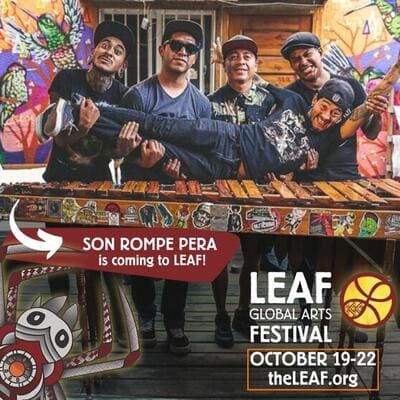 Asheville's Most multicultural festival Son rompe pera Leaf global arts festival b