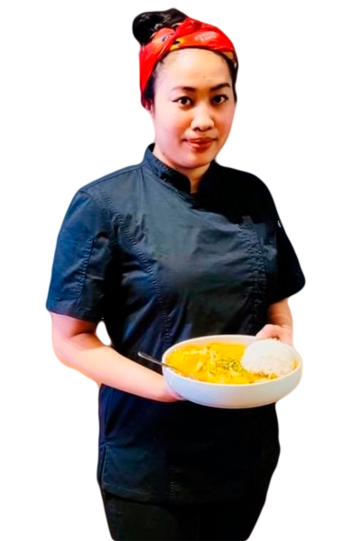 Chef Sujitra May from thai pearl restaurant in asheville
