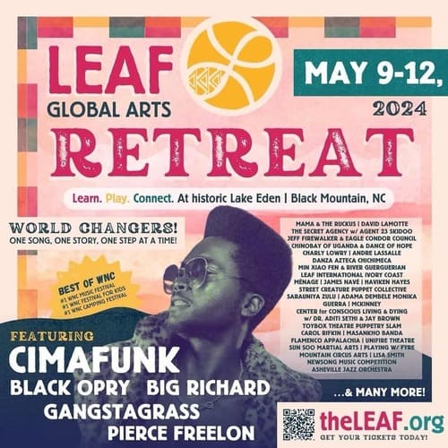The leaf global arts retreat 2024 may 9 12 asheville multicultural