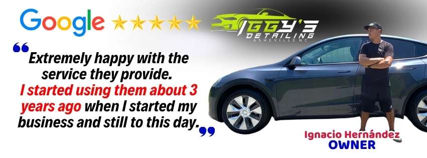 Iggy's detailing testimonial Asheville Multicultural Bilingual advertising services