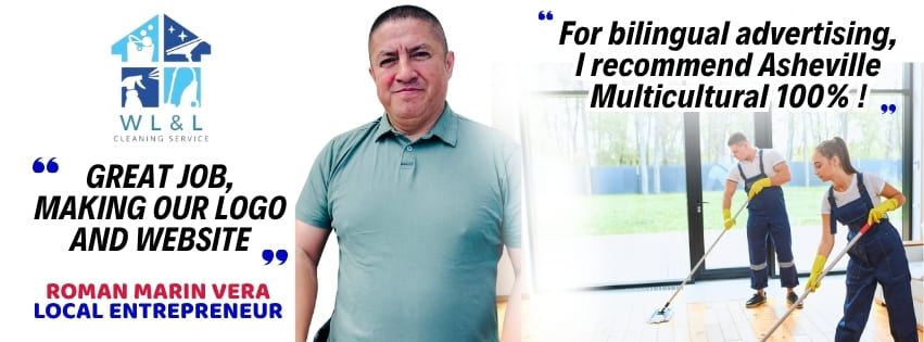Wll cleaning services testimonial Asheville Multicultural Bilingual advertising services
